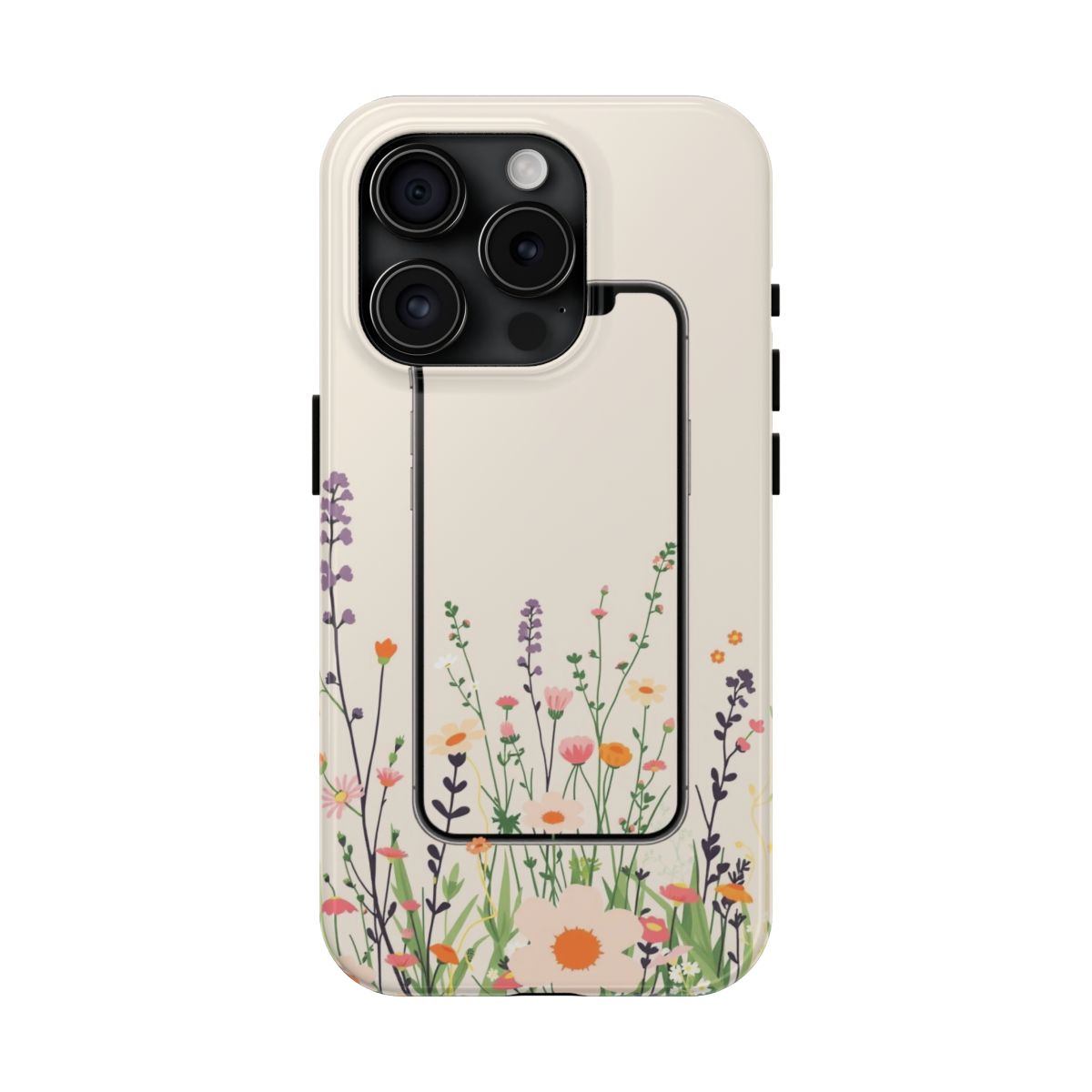 Baby shower wildflower phone case — Printify mockup